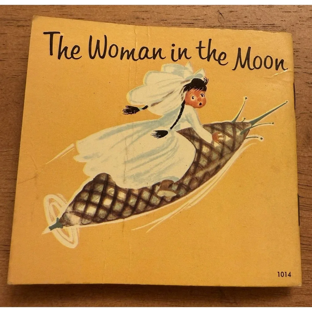 Vintage Golden Press The Woman In The Moon Maggy Larissa 1963‎ Paperback Book